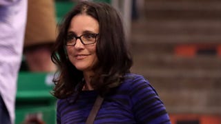 Julia Louis-Dreyfus Proudly Cheers on Her Son During NCAA Tournament Win