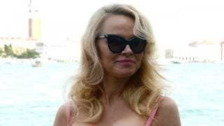 Pamela Anderson Channels Barbie In Hot Pink Dress While in Italy