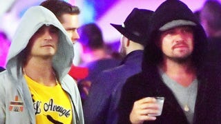 Leonardo DiCaprio Hangs With Newly Single Orlando Bloom at Coachella