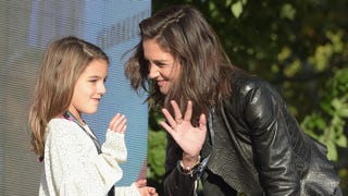 Katie Holmes and Daughter Suri Cruise Enjoy Day at the Salon