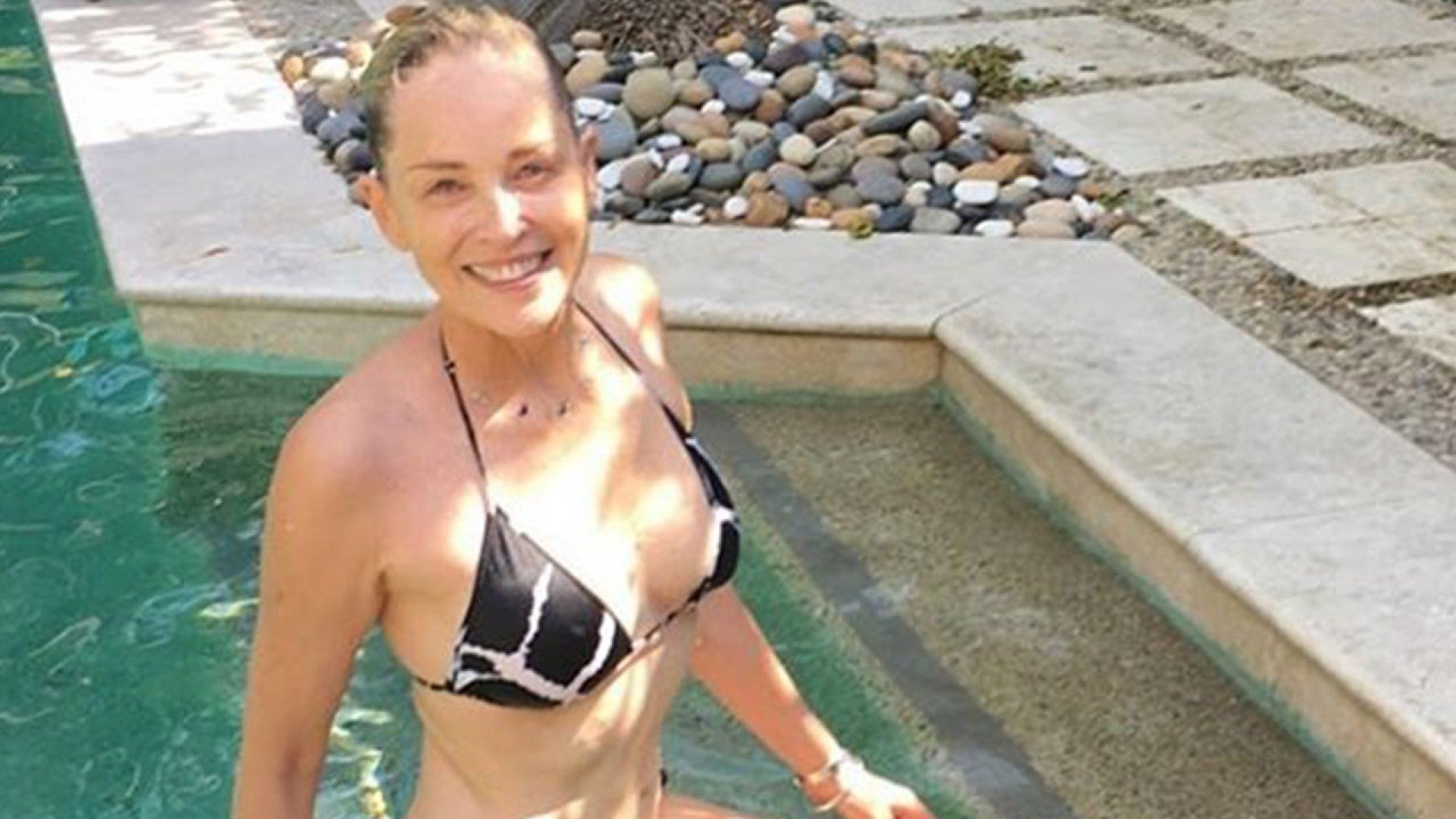 EXCLUSIVE Sharon Stone on Those Crazy Bikini Pics and Staying Sexy as She Nears