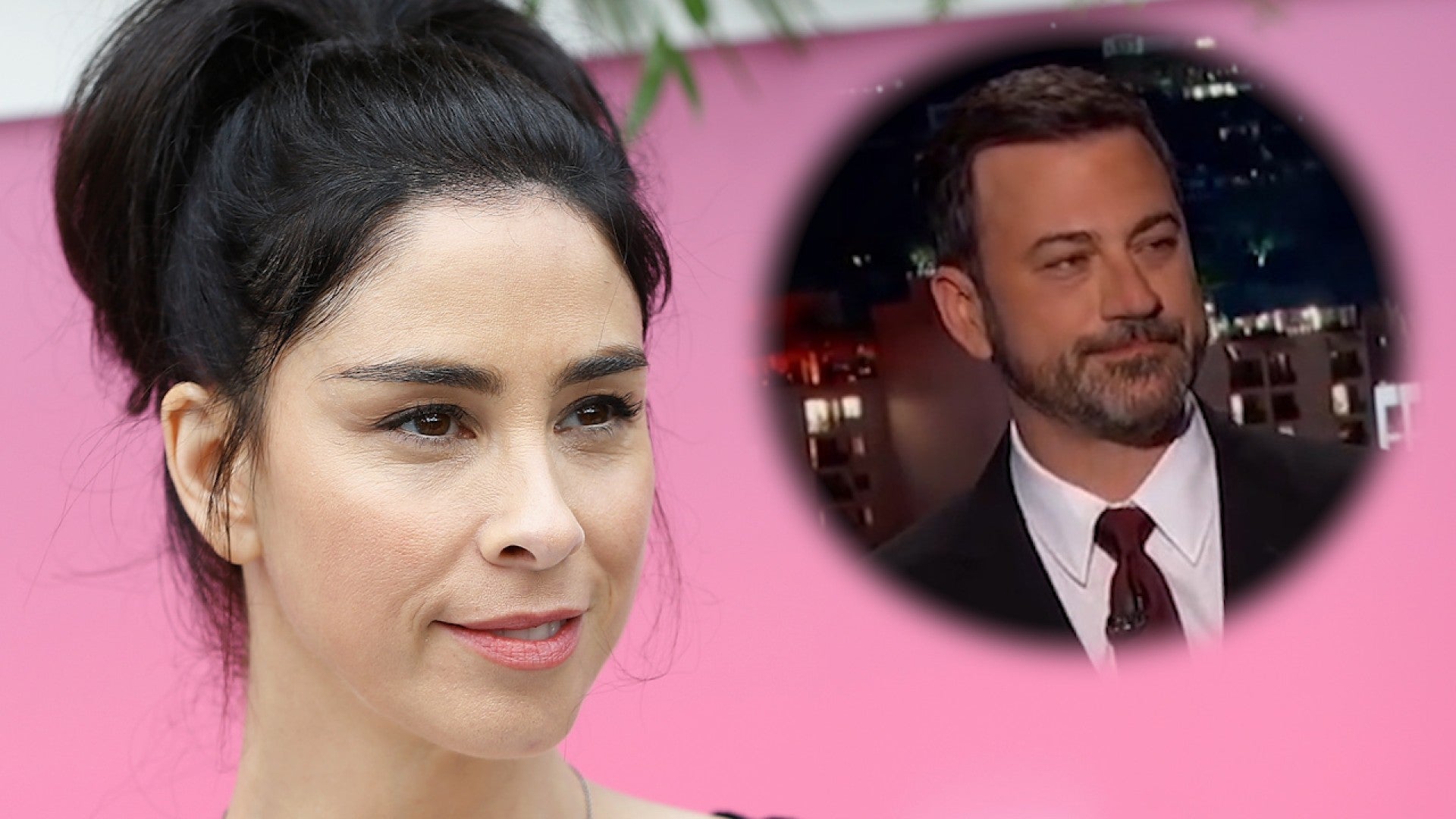 Exclusive Jimmy Kimmel S Ex Sarah Silverman Opens Up About His Emotional Monologue My Heart Is With Him Entertainment Tonight