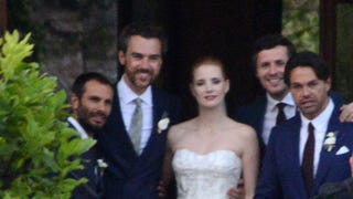 See Jessica Chastain Tie the Knot in Stunning Custom Wedding Gown!