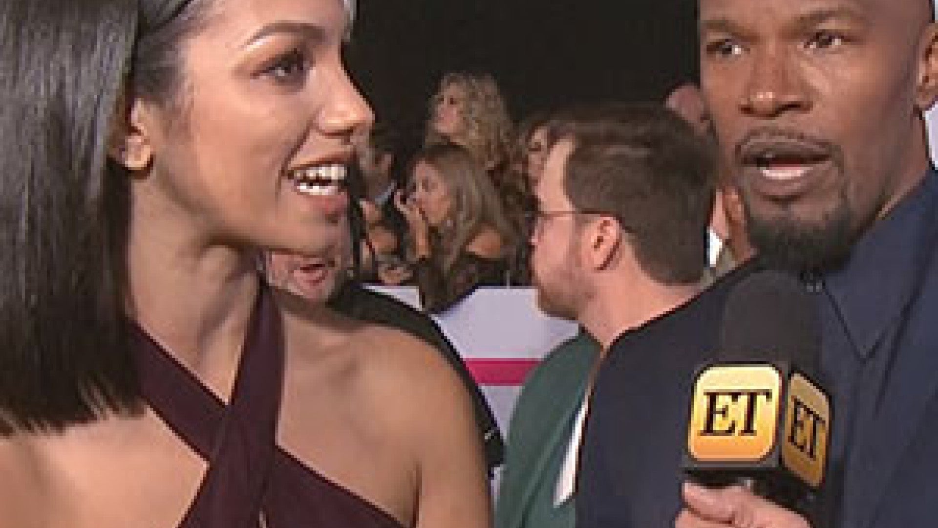 Jamie Foxx Makes Beyonce Joke And His Daughter Corinne S Reaction Is Perfect Watch Exclusive Entertainment Tonight