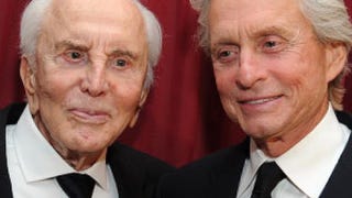 Kirk Douglas Celebrates 101st Birthday With Son Michael and Wife Anne