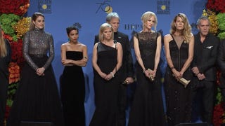 'Big Little Lies' Cast Golden Globes Press Room: Watch Reese Witherspoon's Oprah Impression!