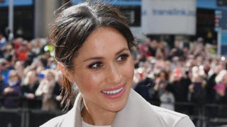 Meghan Markle Brings Back Messy Bun For Surprise Visit to Ireland 