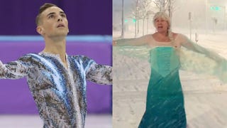 Adam Rippon Responds to Man Dressed as Elsa Who Wants to Meet Him After Viral Video (Exclusive)
