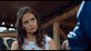 'Dear Dictator' Clip: Katie Holmes and Michael Caine Talk Gender Politics Over Mini-Golf