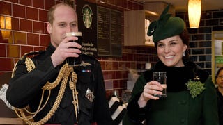 Pregnant Kate Middleton Celebrates St. Patrick's Day With Prince William -- See the Pics!