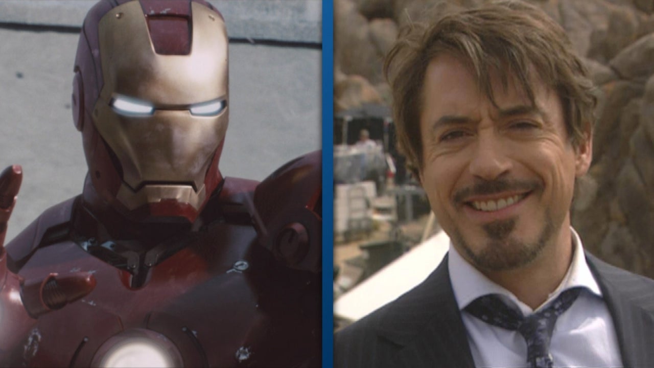 10 Years of Marvel: Robert Downey Jr. on the Set of 'Iron Man' (Flashback)
