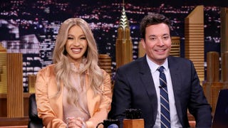 Pregnant Cardi B Hilariously Co-Hosts 'The Tonight Show' With Jimmy Fallon: Watch!