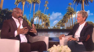 Kardashians on 'Family Feud': Host Steve Harvey Says Kim 'Didn't Know Nothing!' 