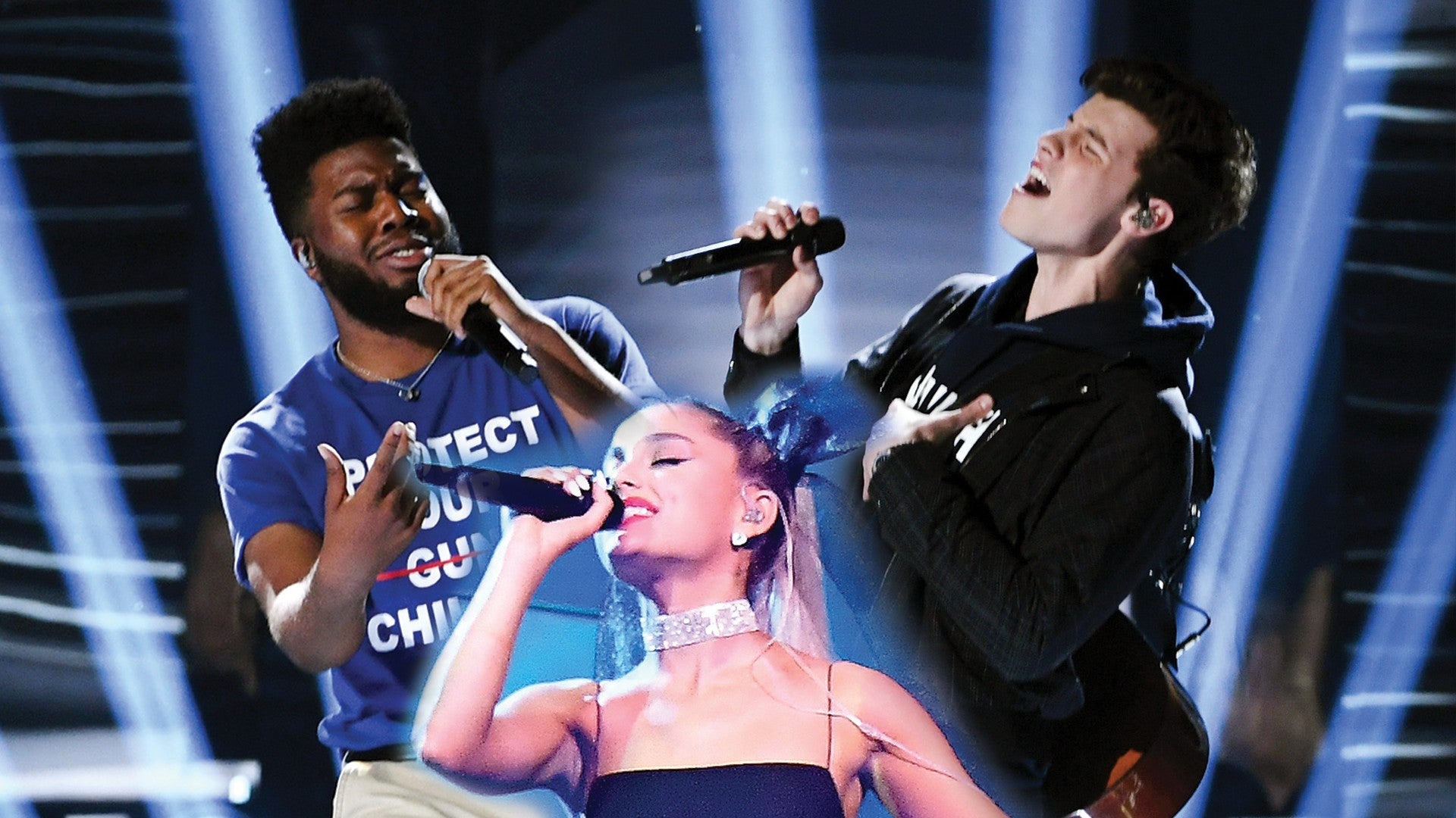 Shawn Mendes And Khalid Perform With Stoneman Douglas High School Students At 2018 Billboard Music Awards Entertainment Tonight