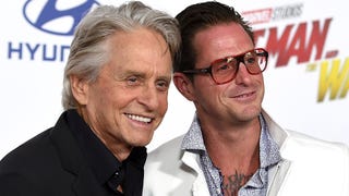 Michael Douglas and Son Cameron Talk Fatherhood at the 'Ant-Man and the Wasp' Premiere