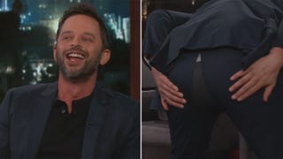 Watch Nick Kroll Accidentally Split His Pants on 'Jimmy Kimmel Live'