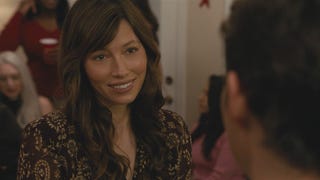 'Shock and Awe' Clip: Jessica Biel's Blind Date Gets Political (Exclusive)