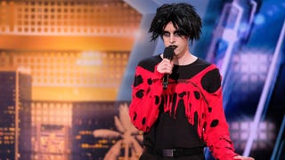 'America's Got Talent': Goth Comedian Overcome With Emotion Following Judges Comments