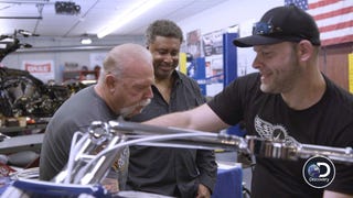 'American Chopper' Team Restore Yankees Motorcycle They Put Together Years Ago (Exclusive)