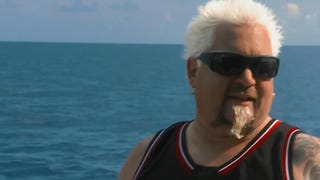 Guy Fieri and Son Dive Into Shark-Infested Waters