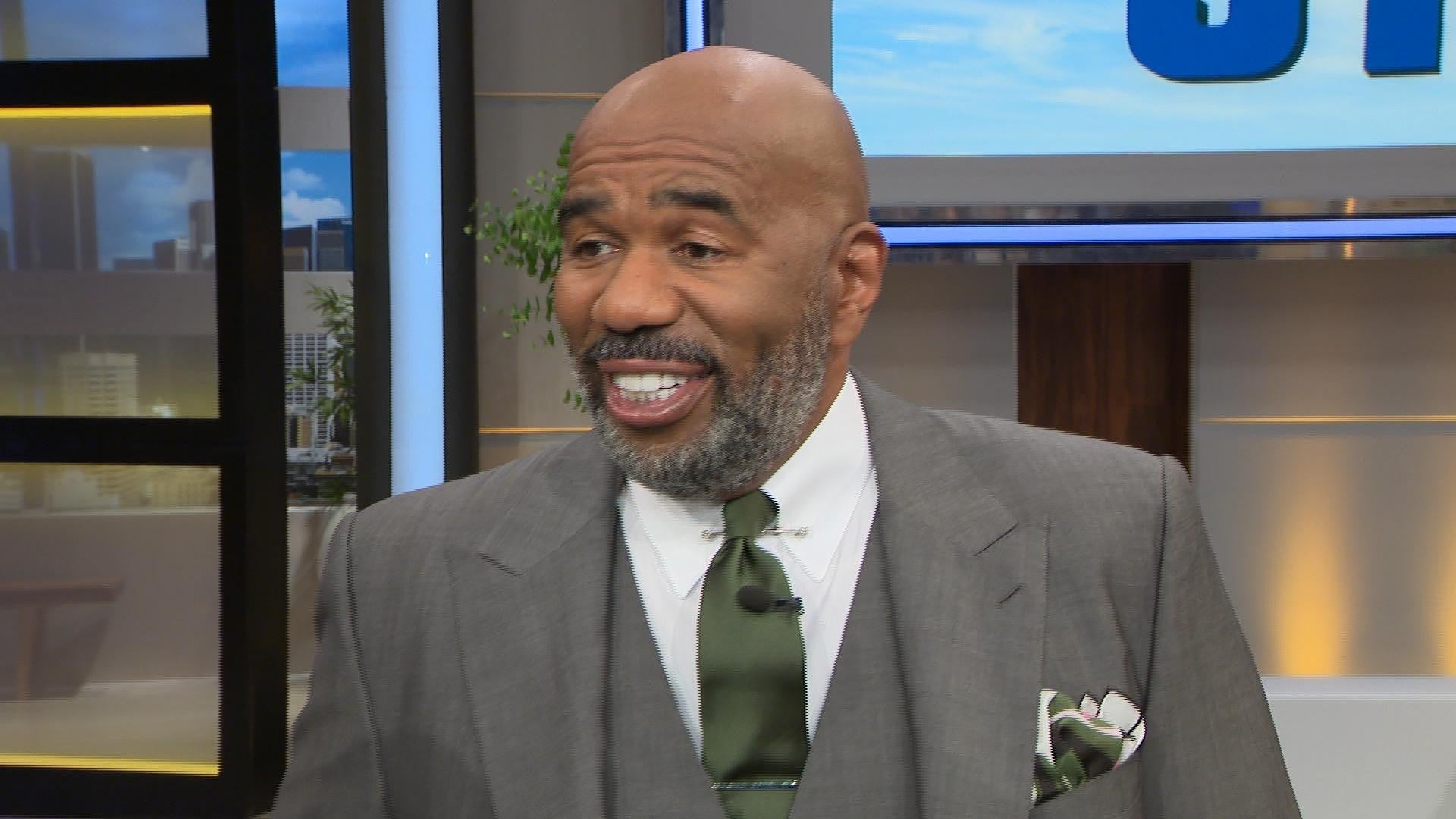 Steve Harvey Says He's 'Flipping the Script' By Rocking More Facial Hair  (Exclusive)