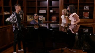 'DWTS Juniors': Watch Stevie Wonder Meet His Son Mandla's Partner (Exclusive)