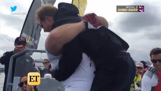 Invictus Games Player Surprises Prince Harry With a Bear Hug -- Watch!