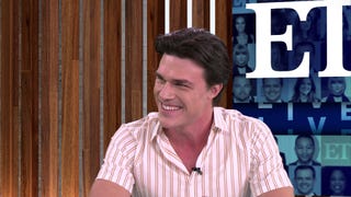 Finn Wittrock Gets to Work in the ET LIve Studios