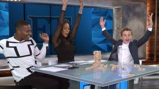 Parker Bates Plays Games in the ET Live Studio