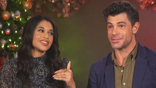 'The Truth About Christmas' Co-Stars Kali Hawk and Damon Dayoub Hilariously Jab Each Other