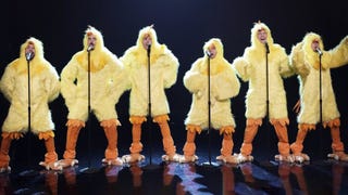 Backstreet Boys Perform Wacky Rendition of 'Everybody' in Chicken Suits