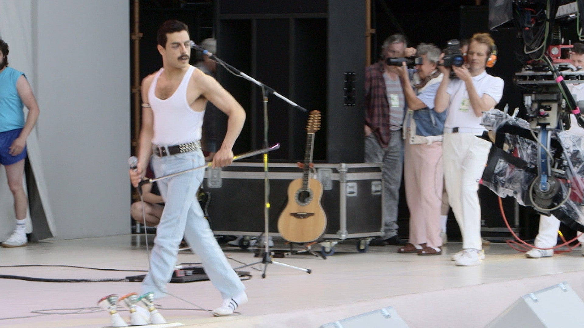 what shoes did freddie mercury wear at live aid