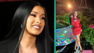 Cardi B Takes ET Behind the Scenes of Her New Fashion Nova Campaign Shoot (Exclusive)