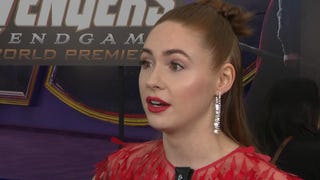 'Avengers: Endgame' Premiere: Karen Gillan Gives 'Jumanji 2' Update (Exclusive)