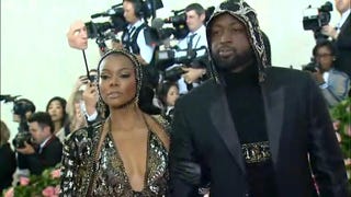 Met Gala 2019: Gabrielle Union and Dwyane Wade Arrive Sparkling