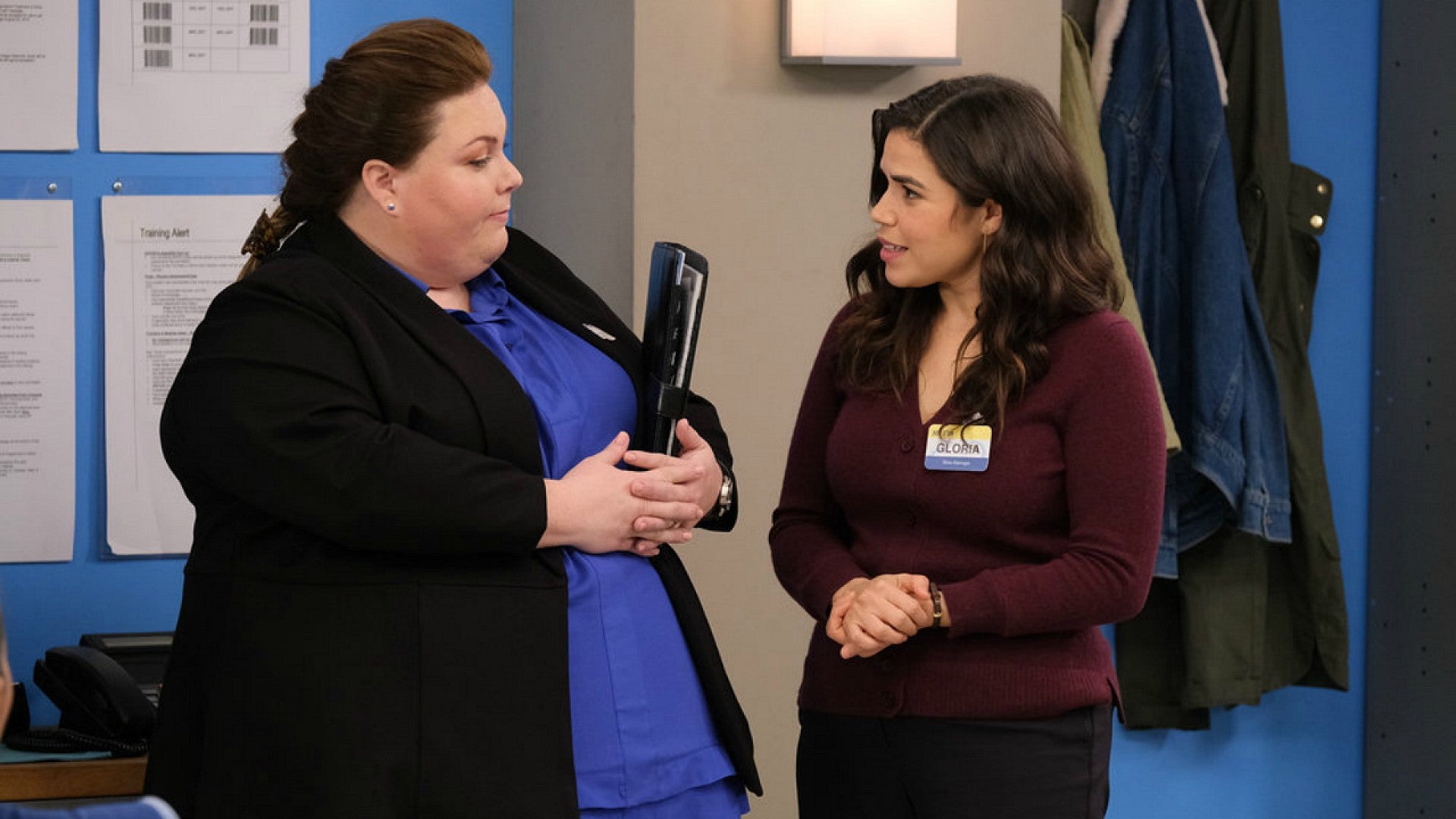 Superstore Sneak Peek Will Chrissy Metz Out Amy And Jonah As The