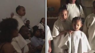 Saint West Makes His Singing Debut at Kanye West's Sunday Service -- Watch!