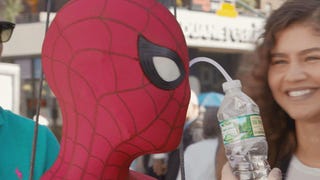 Tom Holland Had to Drink Water Through His Eye While Wearing 'Spider-Man' Suit 