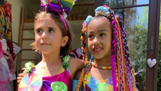 Inside Kim and Kourtney Kardashian's Epic Candy Land-Themed Birthday Bash for North and Penelope