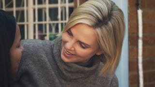 Watch Charlize Theron Surprise Street Racer Stacey-Lee May on Netflix's 'Hyperdrive'