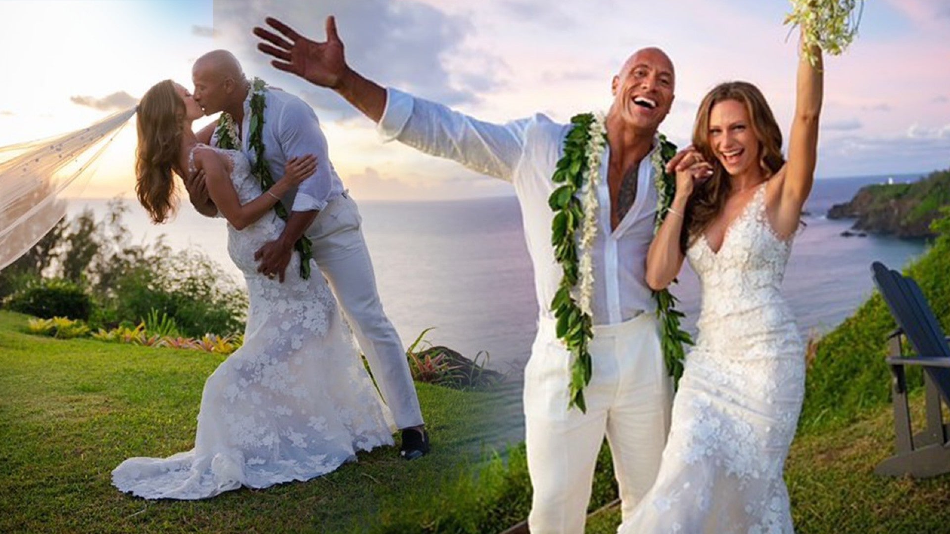 Dwayne Johnson and Lauren Hashians Relationship Timeline From a Fateful Meeting to Marriage Bliss Entertainment Tonight