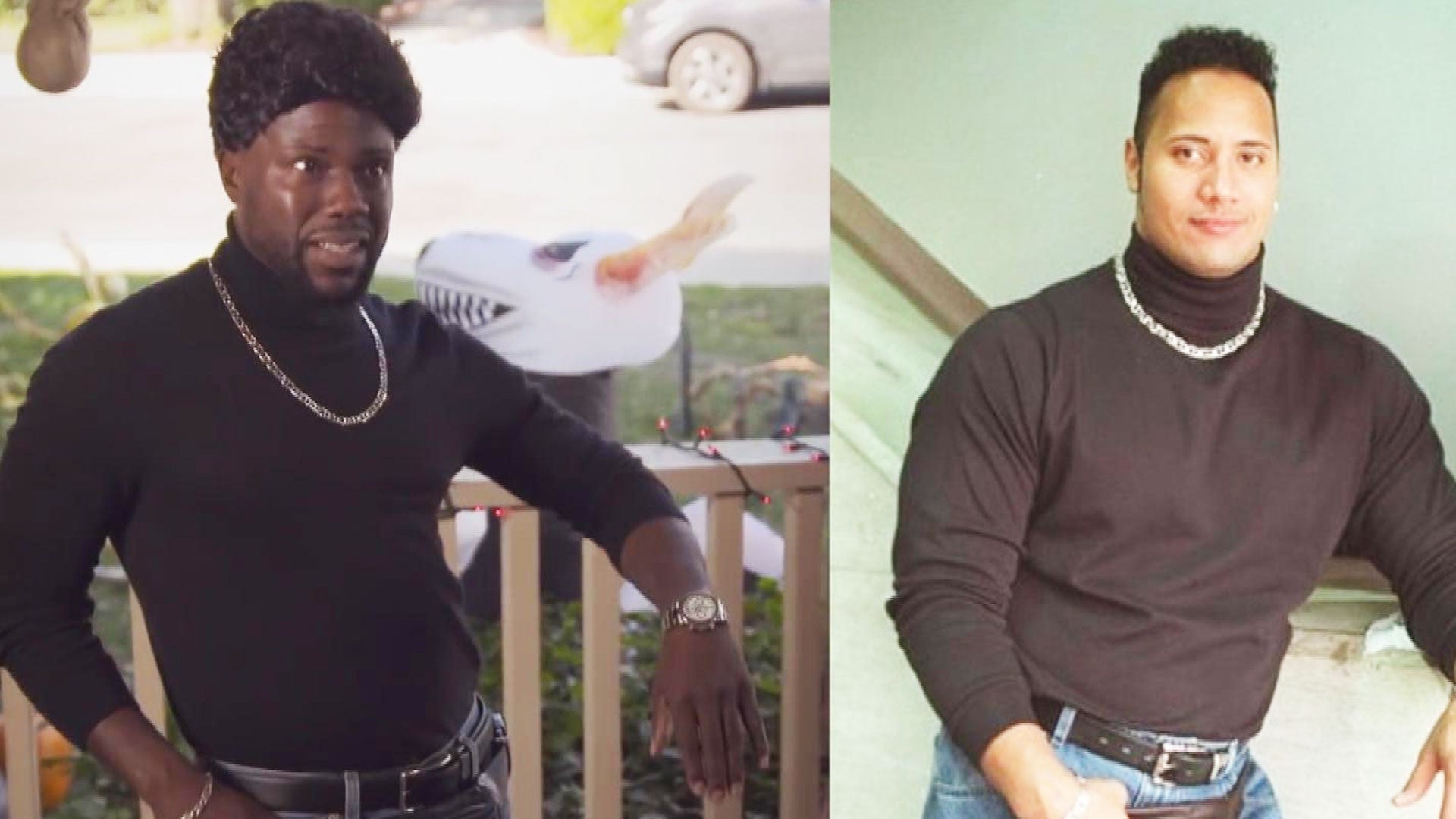 kevin hart halloween costume 2020 Kevin Hart Dresses Up As Dwayne The Rock Johnson For Halloween In Hilarious New Video Watch Entertainment Tonight kevin hart halloween costume 2020