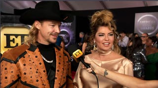 Diplo Gets Super Starstruck by Shania Twain at American Music Awards 2019 (Exclusive)