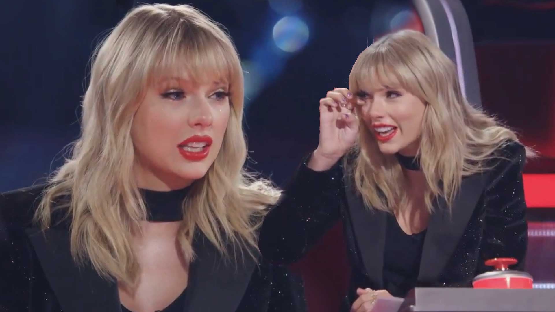 Taylor Swift Tears Up Watching Performance On The Voice