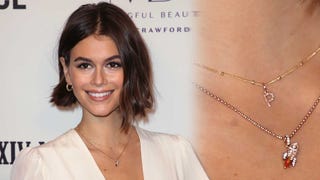 Kaia Gerber Wears 'P' Necklace Amid Pete Davidson Dating Rumors