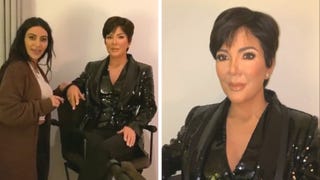 Kim Kardashian Is Obsessed With Kris Jenner's 'Insane' Look-alike Wax Figure