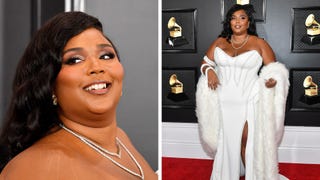 Lizzo Makes Her GRAMMYs Red Carpet Debut!
