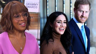Gayle King Reacts to Meghan Markle and Prince Harry's Departure From the Royal Family (Exclusive)