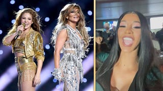 Cardi B Gets Emotional Over Shakira and J.Lo's Super Bowl Halftime Performance -- Watch!