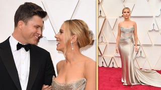 2020 Oscars: Scarlett Johansson and Colin Jost Arrive!